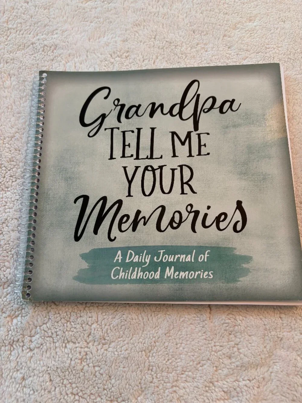 Grandpa, Tell Me Your Memories Journal